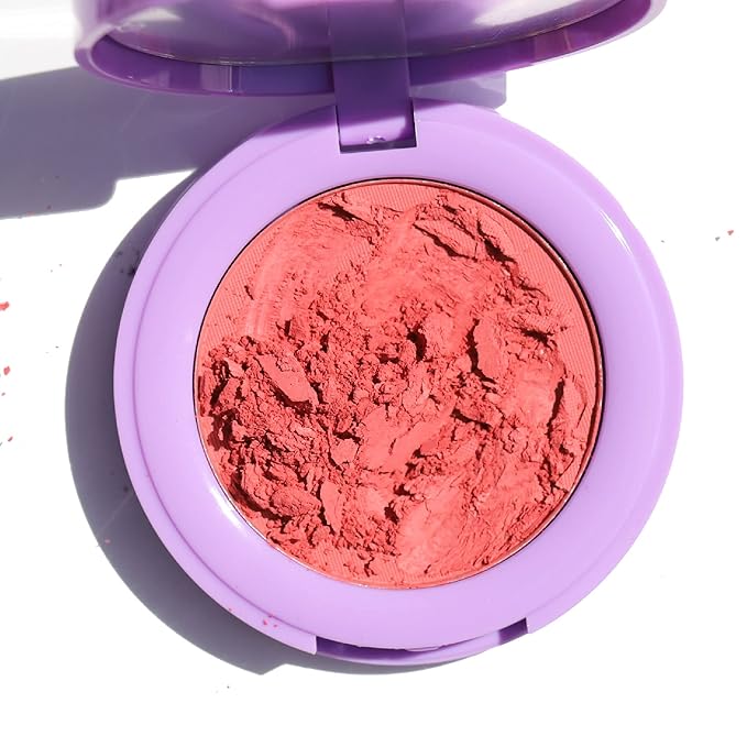 Half Caked In Bloom Powder Blush | vegan & cruelty-free, fragrance-free, highly pigmented, primer-infused | 3.8g (Freshly Squeezed)-VivaGrace Women