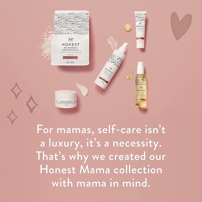 The Honest Company Honest Mama Body + Belly Bump Love Bundle | Moisturizing, Plant-Based Oil + Stretch Mark Butter Cream-VivaGrace Women