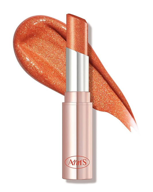 AMTS Tinted Lip Balm - Sunset Lights | Hydrating Glitter Lipstick | Pearl Shimmering Daily Lip Makeup for dry, cracked, chapped lips | korean beauty Moisture Lip Tint-VivaGrace Women