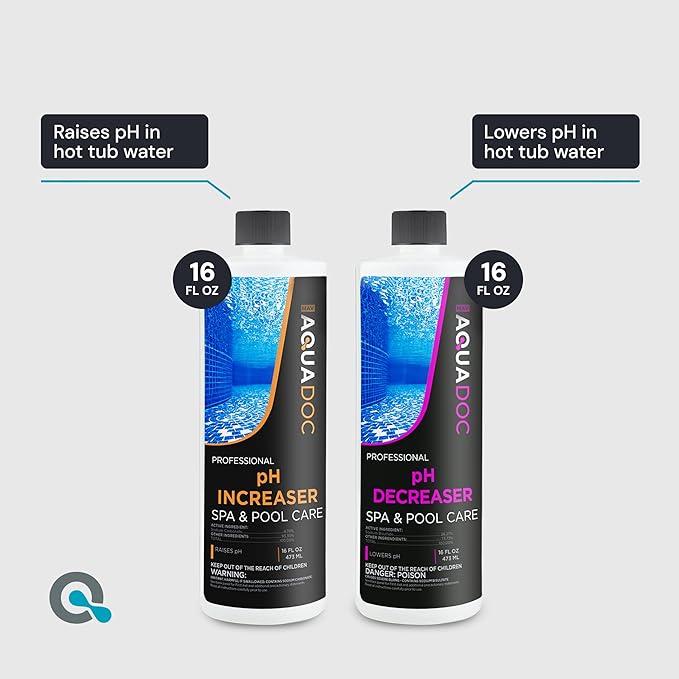 Aquadoc Bromine Hot Tub Starter Kit for Spas, Complete Spa Maintenance Kit with Bromine Tablets & Complete Hot Tub Chemicals Starter Kit (Bromine Hot Tub Starter Kit)-VivaGrace Women