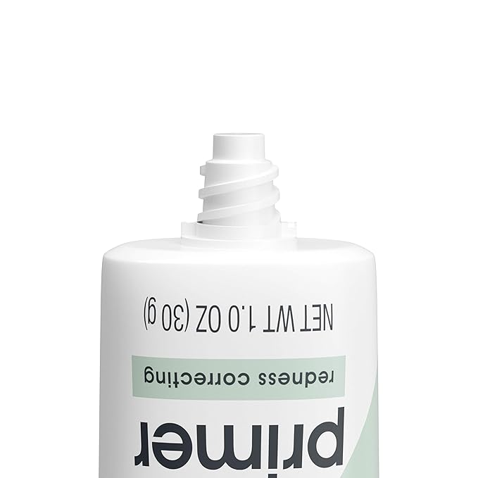 Neutrogena Prep + Correct Primer for Redness Correcting, Green-Toned Matte Makeup Primer with Seaweed Extract to Help Reduce Redness & Even Skin Tone, 1.0 oz (Pack of 2)-VivaGrace Women