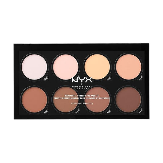 NYX PROFESSIONAL MAKEUP Highlight & Contour Pro Palette-VivaGrace Women