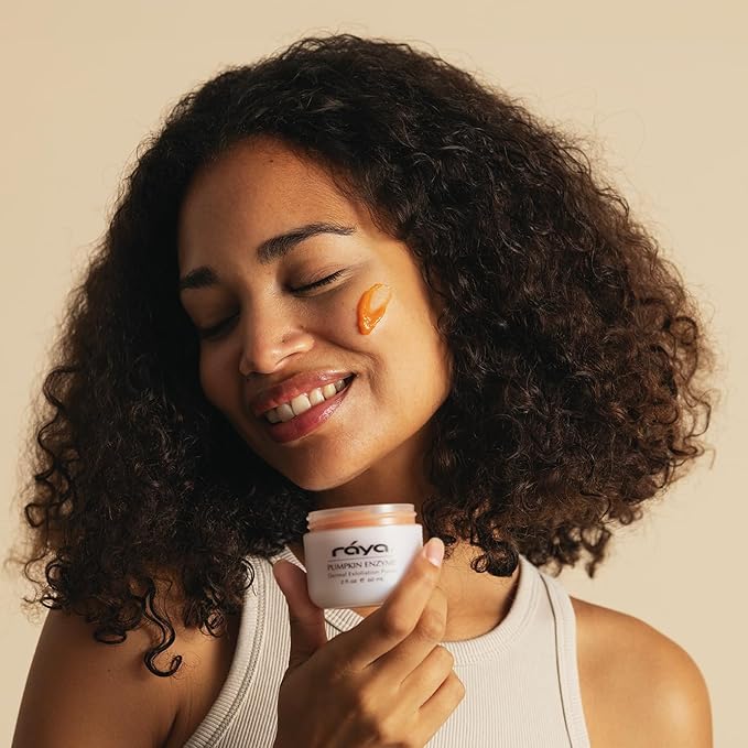 Raya Pumpkin Enzyme Facial Puree (127) | Gentle and Exfoliating Treatment for All Skin | Reduces Fine Lines and Minimizes Pore Size-VivaGrace Women