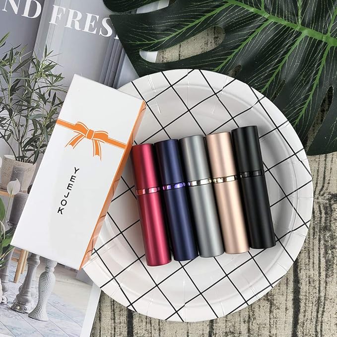 YEEJOK Travel Essentials for Women & Men - Refillable Perfume Bottles, Mini Portable Atomizer Spray Containers, 5ml Bottles for Flying, Purse & Travel Essentials-VivaGrace Women