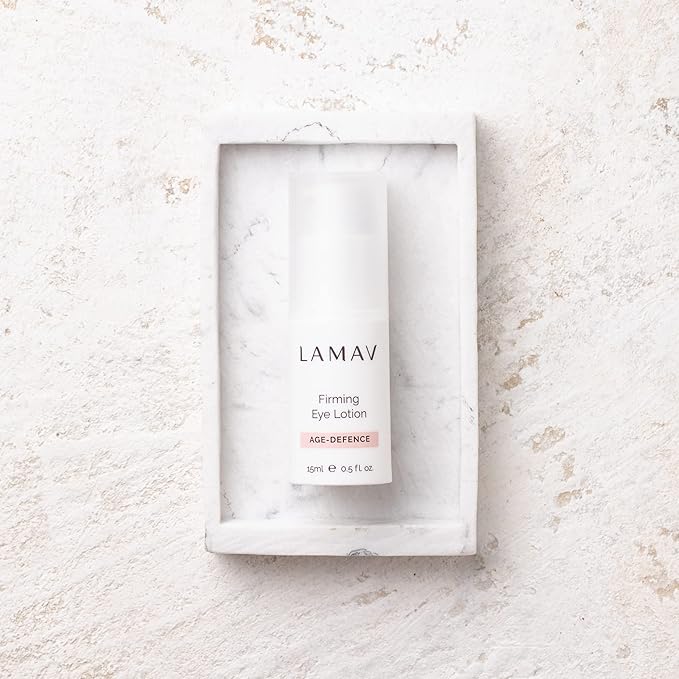 LAMAV Firming Eye Lotion - 7 Potent Actives, Anti-wrinkle Properties, Increases Skin Firmness, Anti-Aging Eye Cream, Cruelty-Free, Reduces Dark Circles-VivaGrace Women