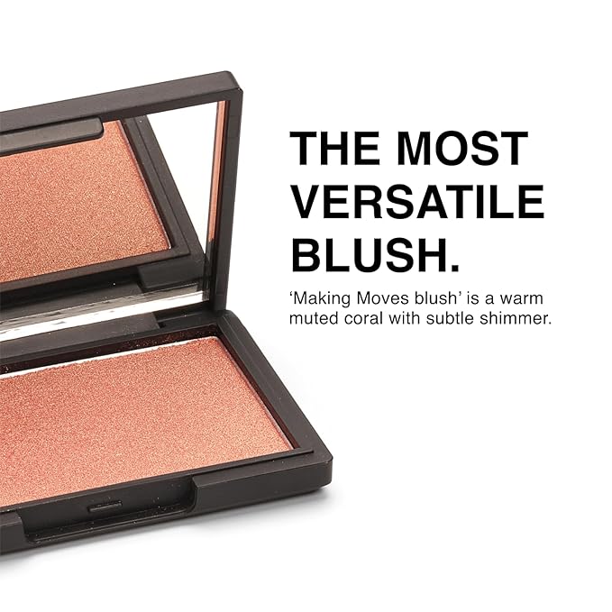 Makeup Powder Blusher - "Making Moves" - 4g / 0.141oz - Pigmented, Lightweight Powder Blushes for a Radiant, Natural Glow-VivaGrace Women