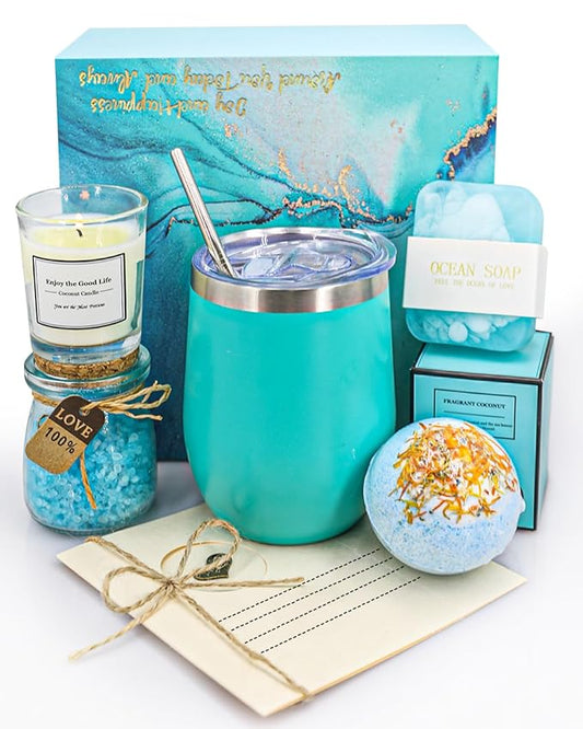 Birthday Gifts for Women, Mothers Day Gifts - Bath Relaxing Spa Gift Basket Set, Self Care Gifts Unique Anniversary Gifts Idea for Mom Women Her Best Friends Sister Wife Girlfriend Coworker Teacher-VivaGrace Women