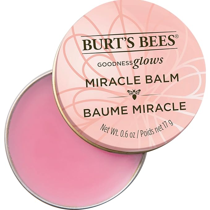 Burt's Bees 100% Natural Origin Goodness Glows Miracle Balm, Hydrates and Softens Dry Skin From Head To Toe, 0.6 Ounce Tin-VivaGrace Women