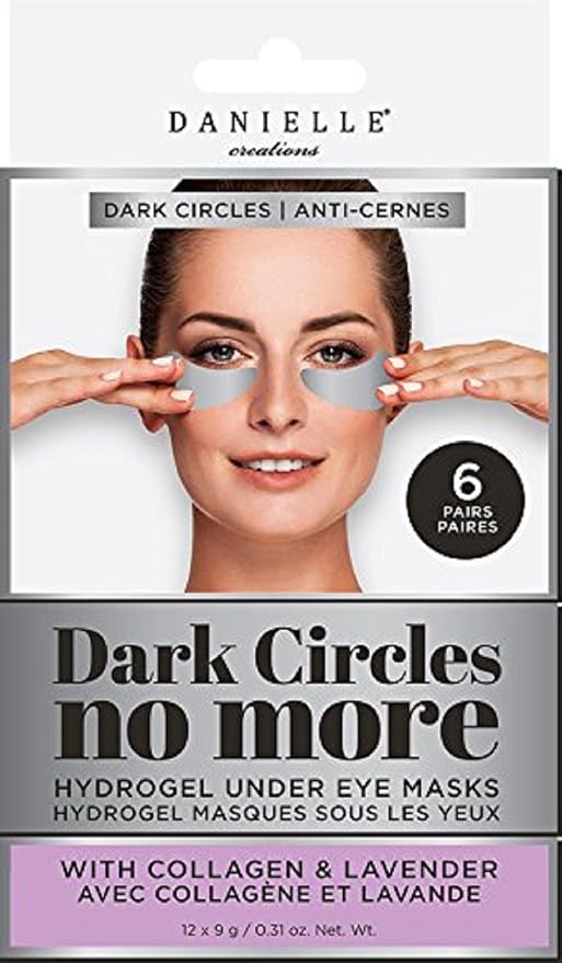 Dark Circles No More Hydrogel Undereye Masks with Collagen & Lavender, 6 Pairs-VivaGrace Women
