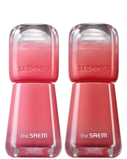 THESAEM Saemmy's Ade Shot Tint (03, 05) - Korean Lip Titnt, Water Gel Lip Stain with Plump Glowy Moisturizing Finish, Buildable Radiant Gloss, Long-Lasting Comfort, 0.1 fl.oz.-VivaGrace Women