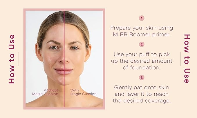 MISSHA Magic Cushion Foundation No.21 (2 Pack) Light Beige for Bright Skin - Flawless Coverage,Dewy Finish,Easy Application for All Skin Types-VivaGrace Women