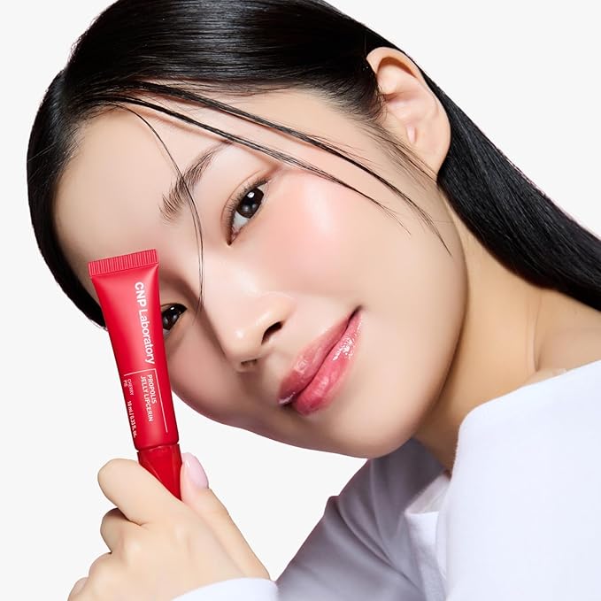 CNP Propolis Jelly Tinted Lipcerin™ - 04 Cherry Pie, Hydrating Lip Balm & Gloss with Manuka Honey + Hyaluronic Acid, Korean Skincare, 0.3 fl.oz.-VivaGrace Women