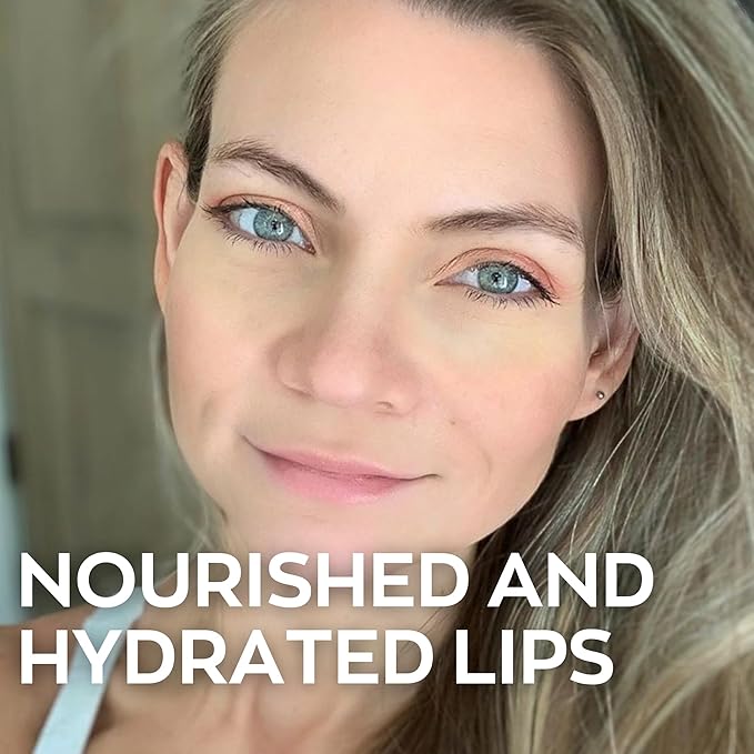 Hanalei Lip Treatment for Dry, Chapped Lips – Intensive Overnight Moisturizer with Kukui Oil, Shea Butter & Grapeseed Oil – Hydrating Balm for Healing Cracks – Peach Pink Tint, 15g – Cruelty-Free-VivaGrace Women