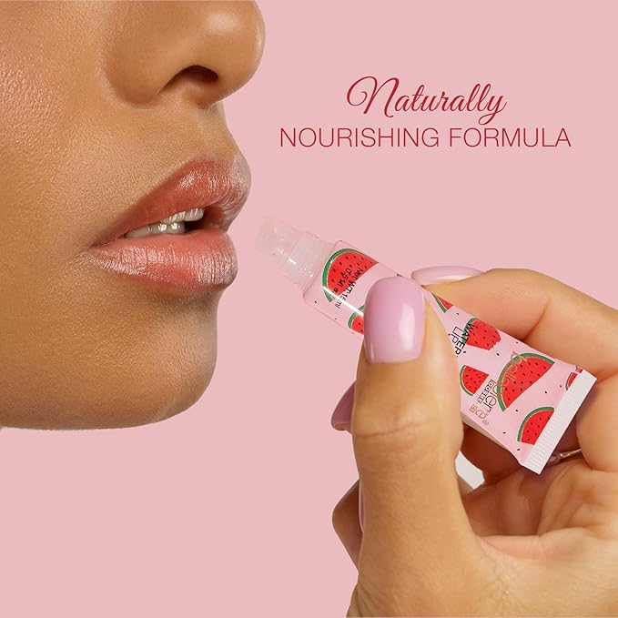 bellapierre Cosmetics 5-Piece Natural Lip Balm Kit | Moisturizing Lip Gloss | Fruit Flavored Liquid Lip Balm Collection-VivaGrace Women