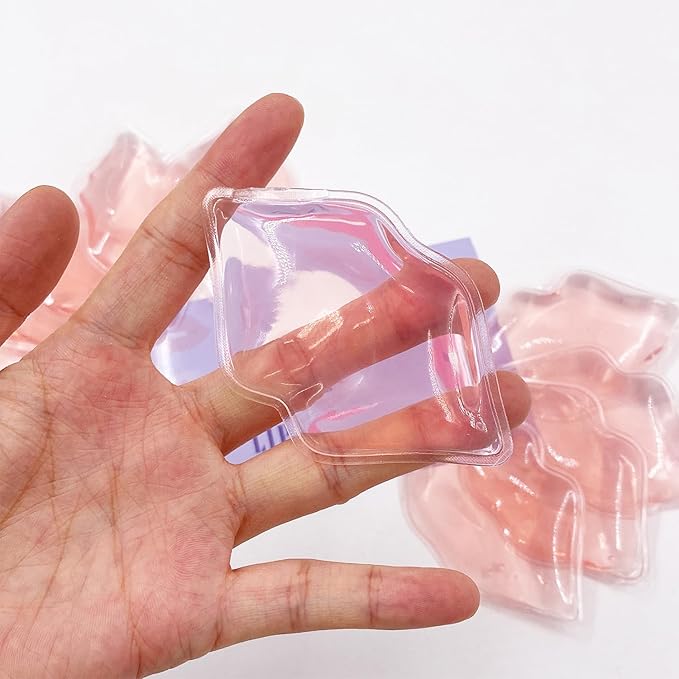 Lip Ice Pack for Cosmetic (10 PCS)，Ice Pack After lip ice treatment, reusable ice pack lip shape ice pack to relieve pain and relax lips, anti-aging lip care ice pack to reduce lip swelling-VivaGrace Women