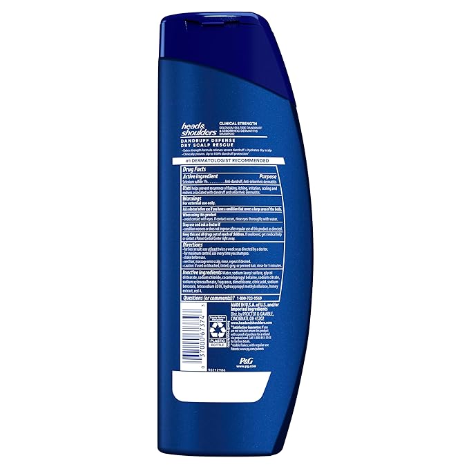 Head & Shoulders Clinical Dandruff Defense + Dry Scalp Rescue Shampoo 13.5 oz Twin Pack-VivaGrace Women