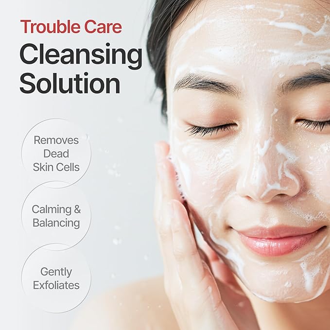 B6 Enzyme Powder Face Cleanser, Korean Skin Care Exfoliating Face Wash with PHA and Papain Enzyme, Face Exfoliator with Calamine and Vitamin B6, Gentle Cleanser, 55g (1.94 Oz)-VivaGrace Women