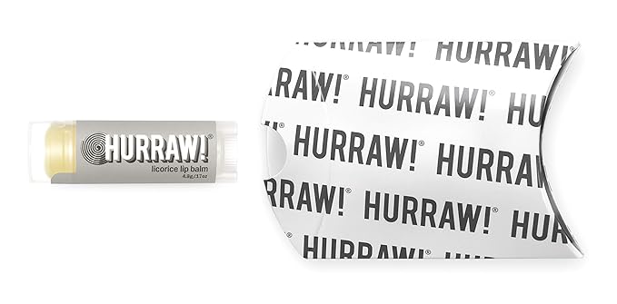 Hurraw! Licorice Lip Balm: Organic, Certified Vegan, Cruelty and Gluten Free. Non-GMO, 100% Natural Ingredients. Bee, Shea, Soy and Palm Free. Made in USA-VivaGrace Women