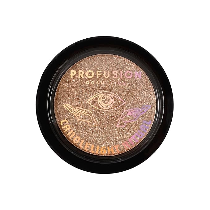 Profusion Cosmetics Candlelight Ritual Highlighter, Unleash Your Inner Glow and Illuminate Your Look with Premium Cream to Powder Beauty Tool for Effortless Glamour-VivaGrace Women