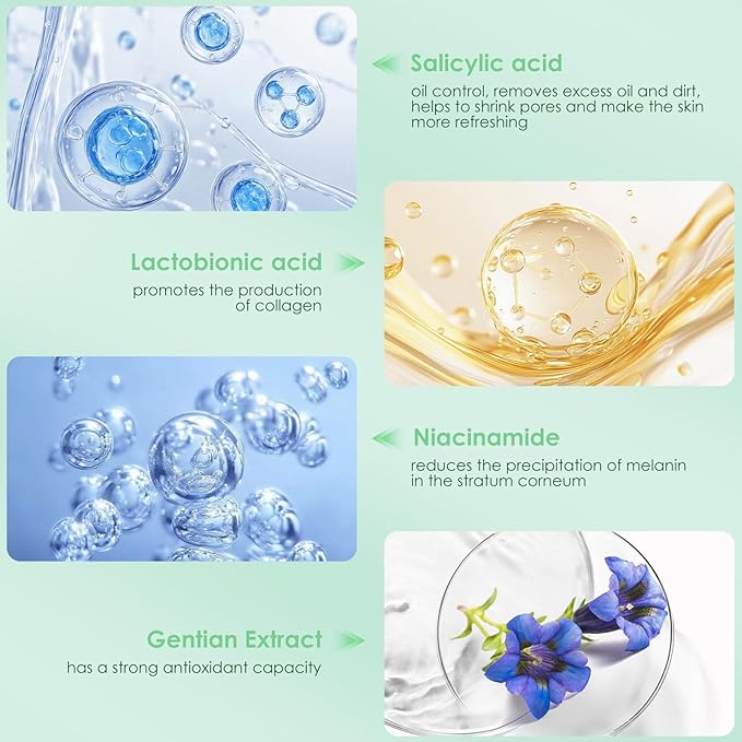 AUSLKA Salicylic Acid Oil Balancing Spray with 2% Salicylic Acid Regulates Skin Balance for Pimple and Oily Skin, Fruit Acid Spray for Face & Body (3.4 Fl Oz)-VivaGrace Women