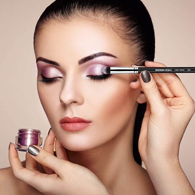 Crease Eyeshadow Brush, EIGSHOW Precision Eye Shadow Blending Brushes for Base Application Smudging Defining, Soft, Dense Bristles (E802)-VivaGrace Women