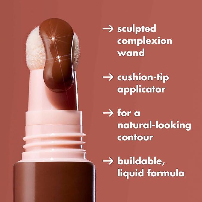 e.l.f. Halo Glow Contour Beauty Wand, Liquid Contour Wand For A Naturally Sculpted Look, Buildable Formula, Vegan & Cruelty-free, Tan/Deep-VivaGrace Women