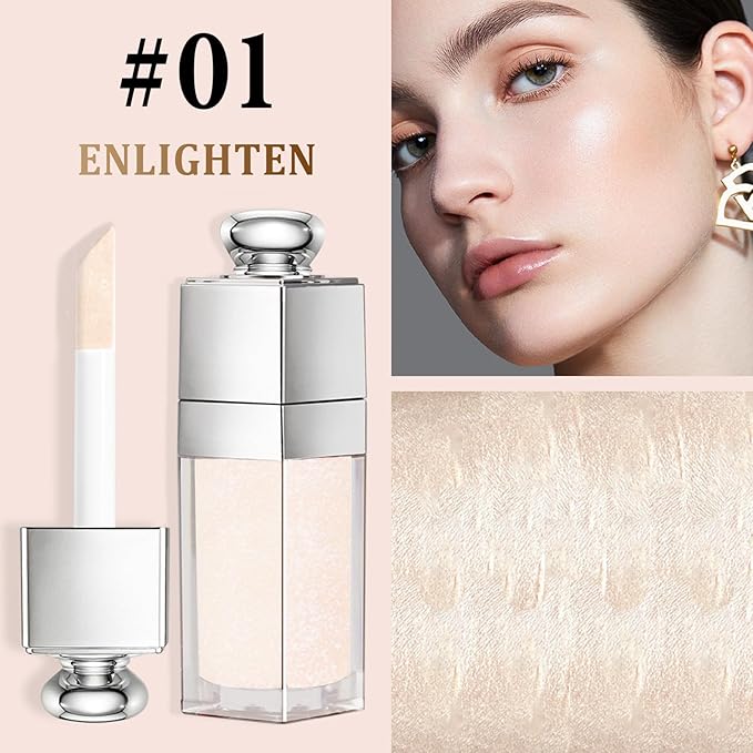Contour Stick, Highlighter Stick, Blush Stick 3Pcs Cream Contour Kit with Contour Brush, Create Face Contour, Non-greasy, Waterproof Long-lasting Effect, Highlighter Makeup Stick (01-05-07, Light)-VivaGrace Women