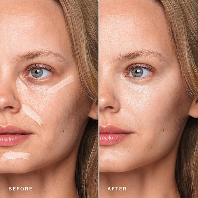 Jouer Essential High Coverage Concealer Pen - Under Eye Concealer for Dark Circles - Brightening Makeup for Eye Circles - Color Corrector Eye Primer with Hyaluronic Acid and Vitamin E-VivaGrace Women