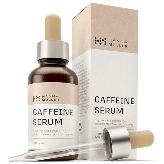 Caffeine Eye Serum - Dark Circles Under Eye Care for Women, Ordinary Eye Serum to Brighten and Reduce Appearance of Puffy Eyes, Eye Bags, Fine Lines & Wrinkles, Eye Care, Eye Serum for Anti Aging-VivaGrace Women