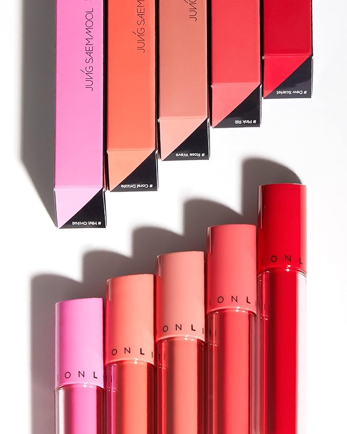 JUNG SAEM MOOL OFFICIAL LIP-PRESSION Water Lasting Tint (Dew Scarlet)-VivaGrace Women