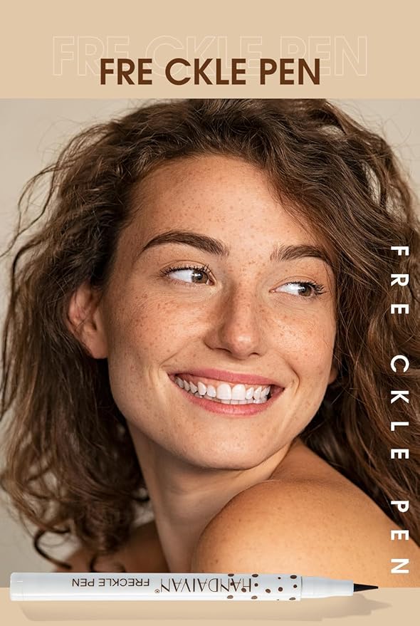 Freckle Pen 4 Colors Available, Natural Lifelike Freckle Makeup Pen, Waterproof Long Lasting Quick Dry - Light Brown, Natural Coffee, Chestnut, Dark Brown (2Pack) (3-Chestnut + 4-Dark Brown)-VivaGrace Women