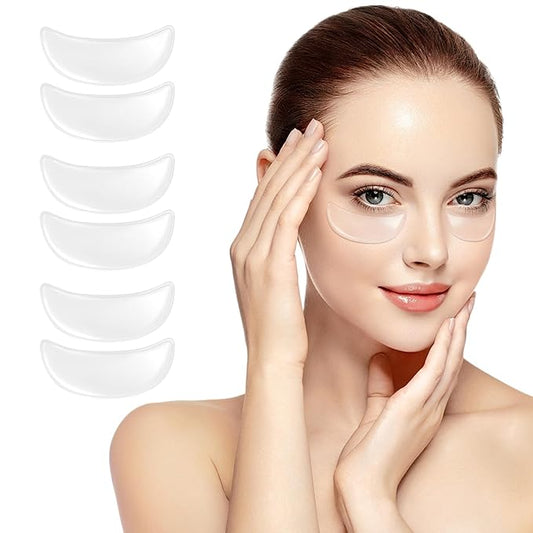 Chest Wrinkle Patches 3Pcs, Anti Wrinkle Silicone Chest Patches, Neck Wrinkles Treatment, Patches For Wrinkles Reusable Washable (Eye)-VivaGrace Women