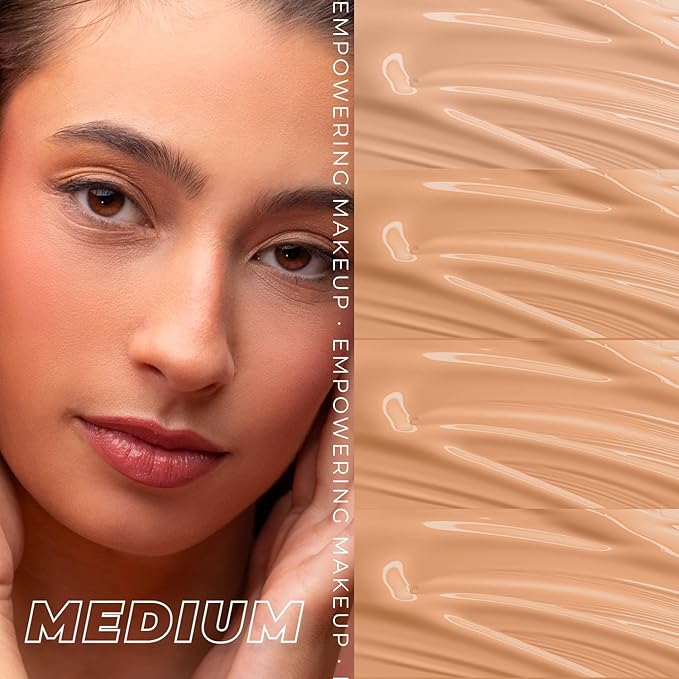 Lamel- Oh my Clear Face Foundation- SPF15-407 Meiduim Tan | Contains tea tree extract and salicylic acid |Controls sebum production |Anti-blemish formula |SPF 15 |Oil free foundation | 40ml-VivaGrace Women
