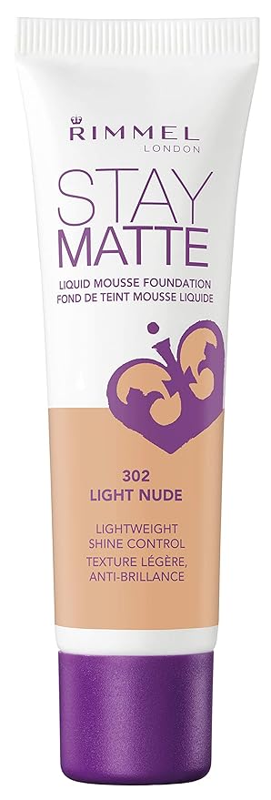 Rimmel Stay Matte Foundation, Light Nude, 1 Fluid Ounce-VivaGrace Women