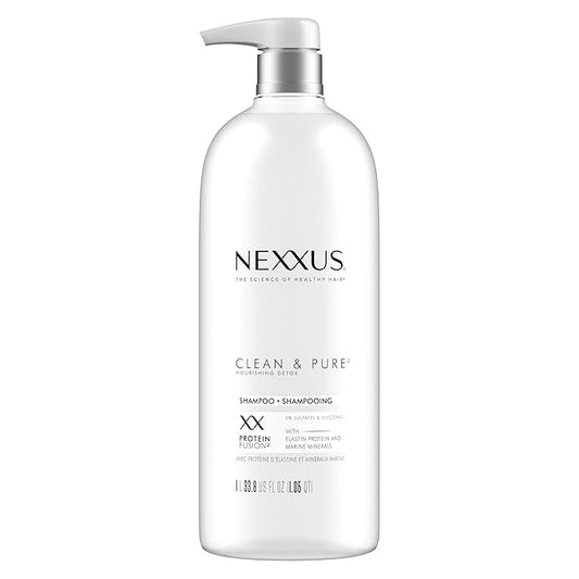 Nexxus Clean and Pure Clarifying Shampoo, With ProteinFusion, Nourished Hair Care Silicone, Dye And Paraben Free 33.8 oz-VivaGrace Women