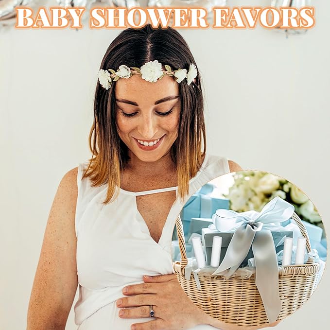 Demissle 300 Pcs Unlabeled Lip Balms Bulk Chapped Stick Blank Mini Lip Balm Gifts Moisturizing Lip Balm Party Favors for Women Homeless Guests Wedding Bridal Shower Baby Shower Favors(Mixed Flavor)-VivaGrace Women