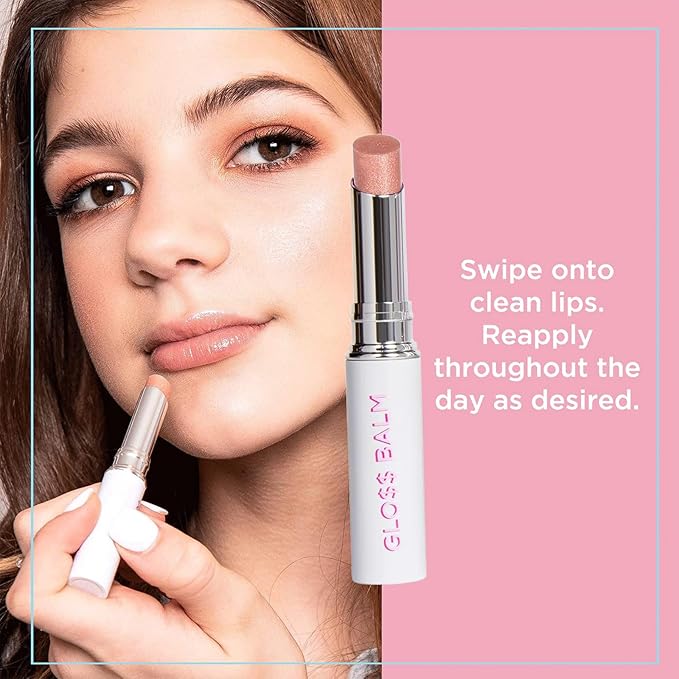 Petite 'n Pretty Full Size Glo$$ Lip Balm Trio Set - Makeup for Kids, Tweens, Teens- Hydrating, Lightweight Lip Gloss, Made in the USA (Shine Bright, Sell Out, Stocks and Bronze)-VivaGrace Women