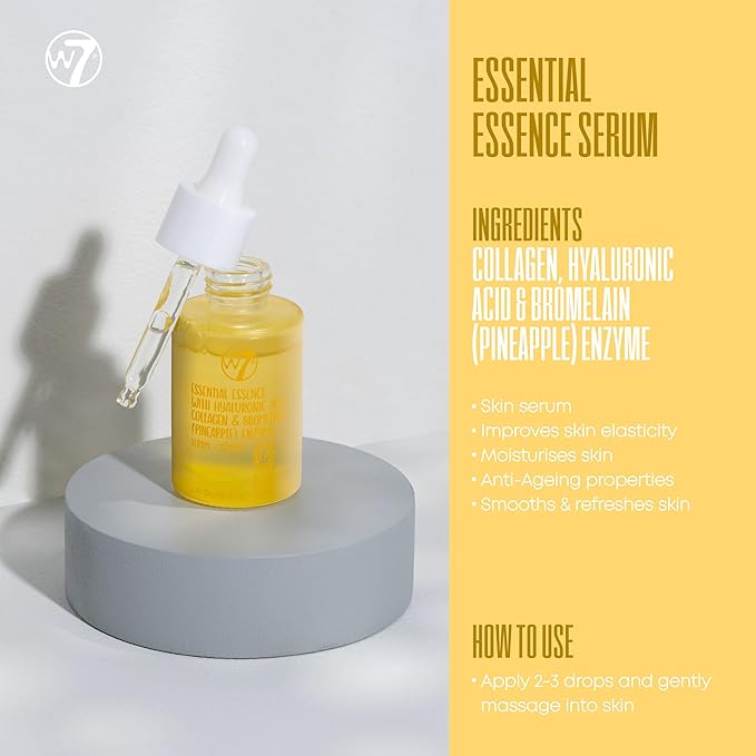 W7 Self-Care Skincare Set - 5 Step Daily Routine - Moisturizer, Serum, Toner, Cleanser & Lip Mask - Full Size Skin Care Kit for Natural, Beautiful Skin-VivaGrace Women