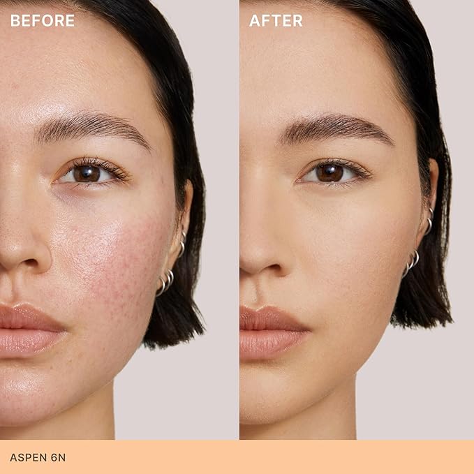 ILIA - Skin Rewind Complexion Stick - Foundation + Concealer + Skincare | Non-Toxic, Vegan, Cruelty-Free, Clean Makeup (6N - Aspen, 0.35 oz | 10 g)-VivaGrace Women