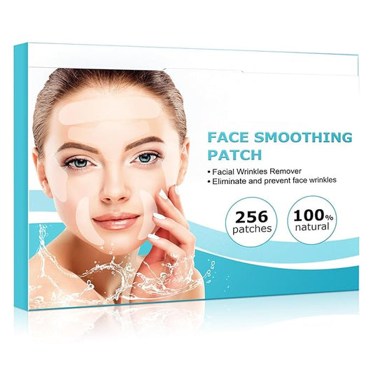 Face & Forehead Wrinkle Patches, Anti Wrinkle Patches for Forehead, Smile Lines, Crows Feet, Nasolabial Folds, Frown Lines, Overnight Treatment, 256 Pcs Facial Patches-VivaGrace Women