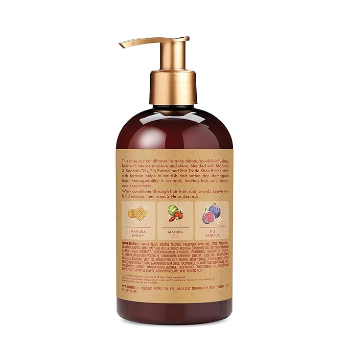 SheaMoisture Conditioner Intensive Hydration for Dry, Damaged Hair Manuka Honey and Mafura Oil to Nourish and Soften Hair 13 oz-VivaGrace Women