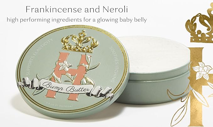 Bump Butter: 100% Natural Whipped Cocoa Butter Formula for Growing Baby Bumps - Soothing & Nourishing with Neroli & Frankincense - 3.4 Fl Oz/100 ML-VivaGrace Women