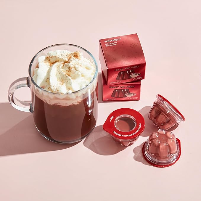 TONYMOLY Jelly Lip Melt, Hot Cocoa-VivaGrace Women