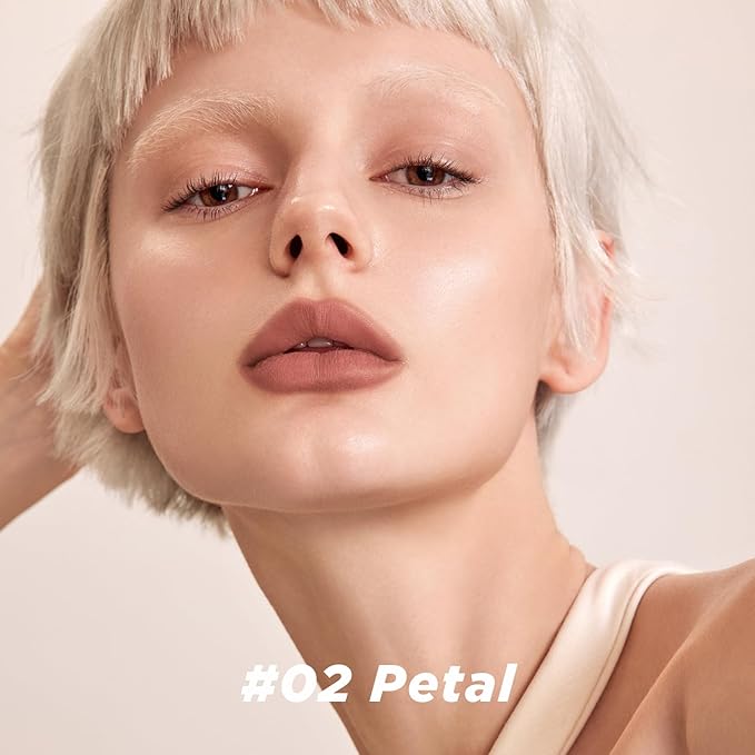 ITY Velvet Matte Finish Lip Stain-Mousse Textured Lip Clay, Conceals Lip Lines, Rich Pigment Lip Tint Lipsticks,2 Pack, 0.14 oz (4g) in Petal, Berrylicious-VivaGrace Women