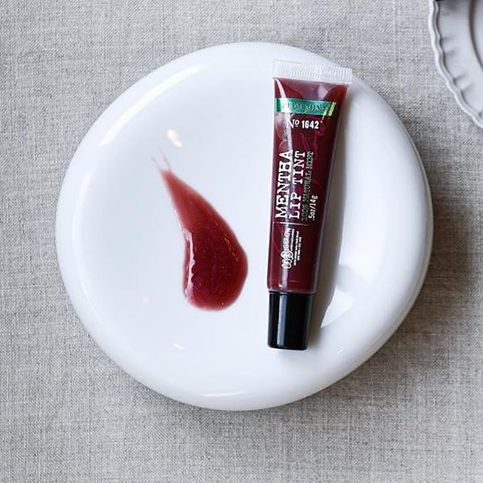 C.O. Bigelow Plum Mint Mentha Lip Tint Trio, Moisturizing Lip Balms for Dry Lips, Light Purple Tinted Lip Gloss, Bulk Lip Balm 3 Pack, 0.5 oz Each-VivaGrace Women