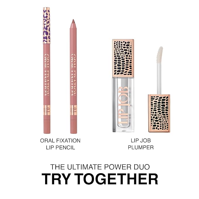 Lip Plumper Gloss Lip Job - Plumping Lip Gloss with Glossy Finish - Lip Pump Gloss with Hydrating & Smoothing Formula - 0.14 Fl Oz (Aura Breeze)-VivaGrace Women