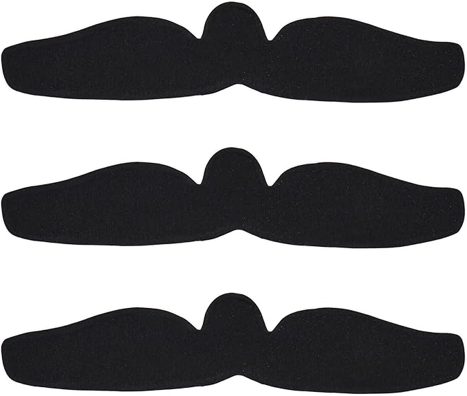 KimYoung Bra Liners for Sweat, Black, Breast Sweat Wicking Pads, Viscose Made from Bamboo & Organic Cotton Blend, 3PCS-VivaGrace Women