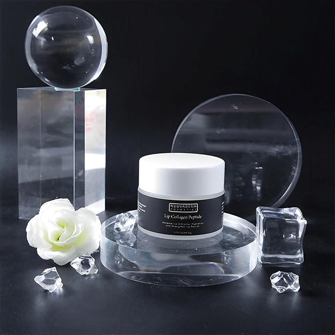 SLT Hydrating Lip Mask - Vegan Lip Collagen Sleeping Mask Soft and Supple Lips - Moisturizing Lip Balm with Peptide Complex for Lip Wrinkles Repair, Overnight Lip Treatment for Cracked Lips-VivaGrace Women