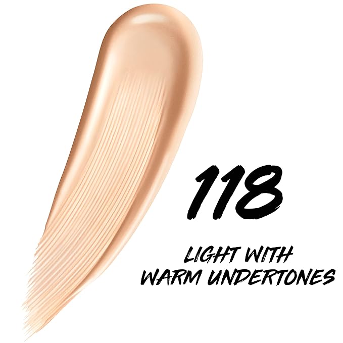 Maybelline Super Stay Up to 24HR Skin Tint, Radiant Light-to-Medium Coverage Foundation, Makeup Infused With Vitamin C, 118, 1 Count-VivaGrace Women