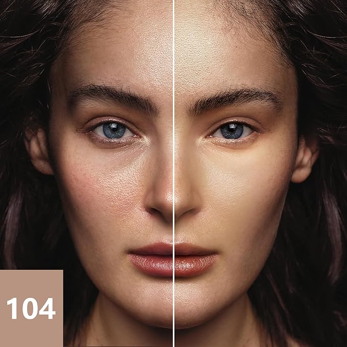 Liquid Foundation Makeup Natural True Skin Tone Full Coverage Concealer Flawless Complexion Blendable Longwear, 104, 1 fl. oz.-VivaGrace Women